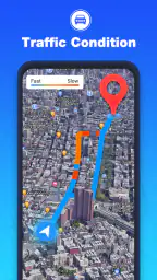 GPS kart navigasjon screenshot