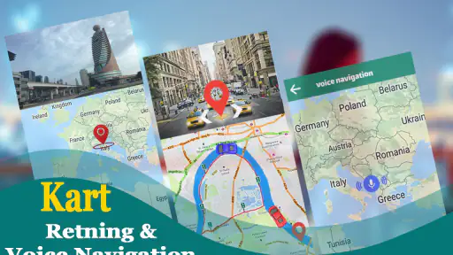 GPS Navigasjon & Kart Retning screenshot