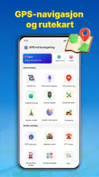 GPS-navigasjon og rutekart screenshot