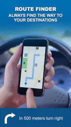 GPS-navigasjon: Rutesøker kart screenshot