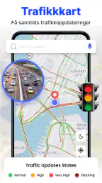 GPS satellitt live jordkart screenshot