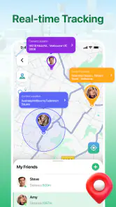 GPS-tracker og posisjonssporer screenshot