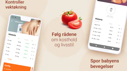 Gravid app.Graviditetskalender screenshot