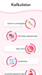 Graviditets kalender Ukentlig screenshot