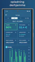 Gridio – smart opladning screenshot