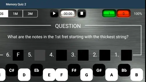 Guitar Fretboard Note Trainer  screenshot