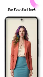 Hairstyle Try On-Color Changer screenshot