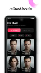 Hairstyle Try On-Color Changer screenshot
