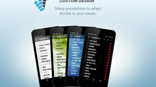 Handleliste med stemmestyring screenshot