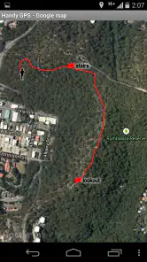 Handy GPS screenshot