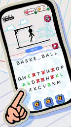 Hangman Game: 2 player puzzles screenshot