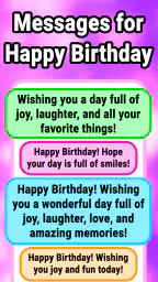Happy Birthday Wishes screenshot