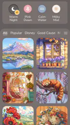 Happy Color Farvelægning spill screenshot