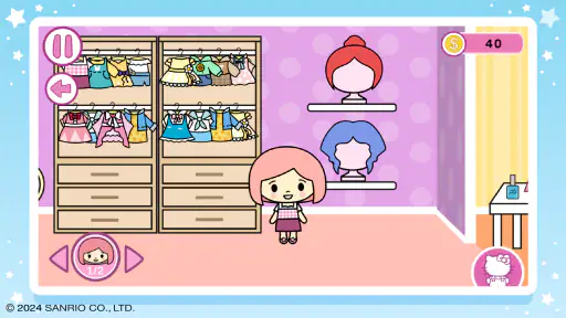 Hello Kitty: Skjønnhetssalong screenshot