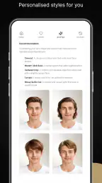 Herrefrisyreapp screenshot