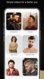 Herrefrisyreapp screenshot