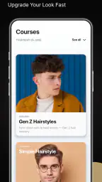 Herrefrisyreapp screenshot