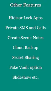 Hide Photos, Video and App Loc screenshot