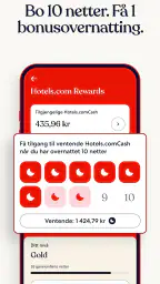 Hotels.com: Mer enn hoteller screenshot