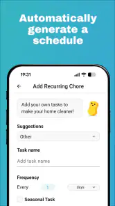 House Cleaning Schedule-Chores screenshot