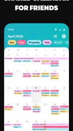 Howbout: shared calendar screenshot