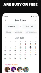 Howbout: shared calendar screenshot