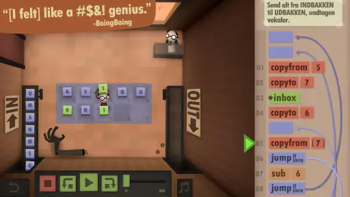 Human Resource Machine screenshot