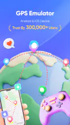 iAnyGo:Joystick, Finger travel screenshot