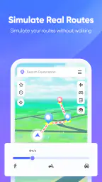 iAnyGo:Joystick, Finger travel screenshot
