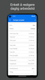 iboChron - Timeregistrering screenshot