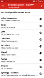 iCal Import/Export CalDAV screenshot