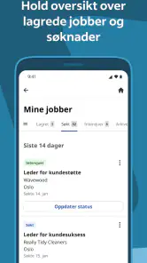 Indeed jobbsøk screenshot