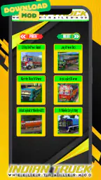 India Truk Wheeler Trailer Mod screenshot