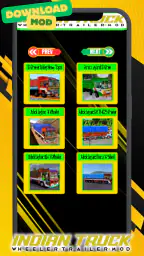 India Truk Wheeler Trailer Mod screenshot