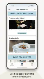 Infoskjermen Go screenshot