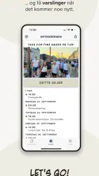 Infoskjermen Go screenshot