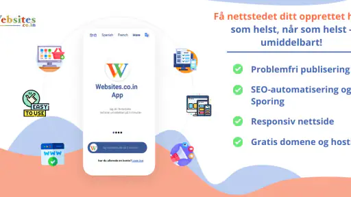 Instant Website Builder-app screenshot
