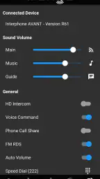Interphone Control screenshot