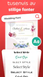invitasjon maker bursdag kort screenshot