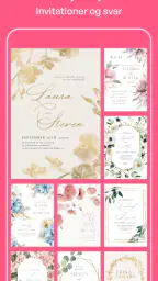 Invitations- og kortdesign screenshot
