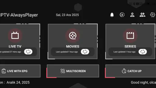 IPTV-Allways Player screenshot