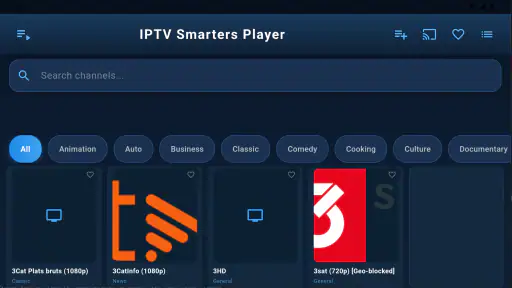 IPTV Smarters Player screenshot