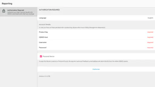 IQSMS Reporting screenshot