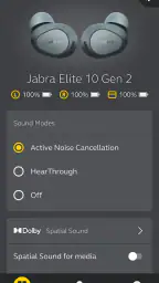 Jabra Sound+ screenshot