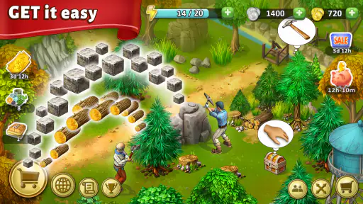 Janes Farm: Landsbyen screenshot