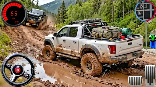 Jeep Game Offroad Thar Game screenshot