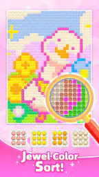 Jewel Color Sort: Gems Art screenshot