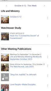 JW Library screenshot