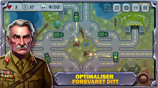 Kampstrategi: Tårnforsvar TD screenshot