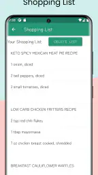 Keto Diet: Low Carb Recipes screenshot